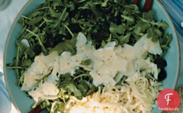 Rasierter Fenchel-Rucola-Salat