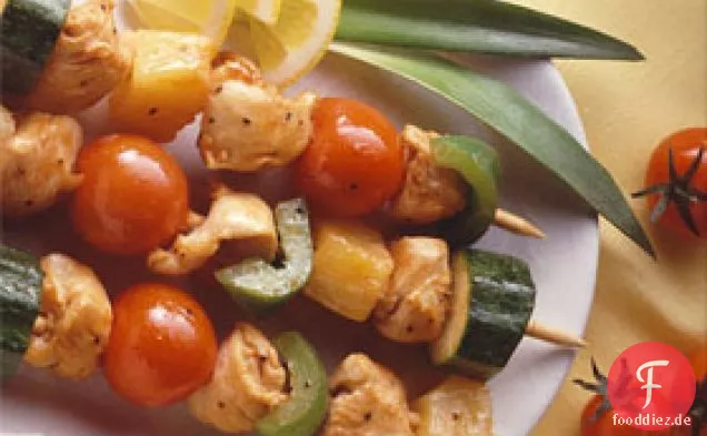 Teriyaki Huhn Kabobs
