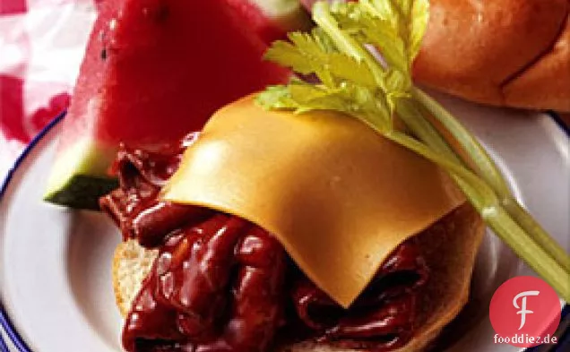 Texas Barbecue Rindfleisch Sandwiches