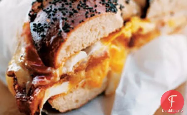 Speck, Ei Und Käse-Sandwich New York Deli-Stil