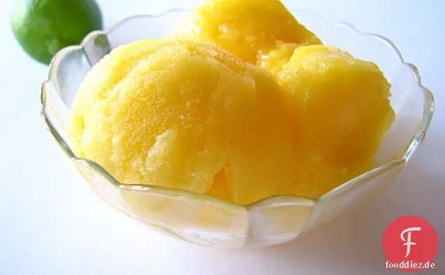 Mango-Limetten-Eis (nieve De Mango Con Limon)