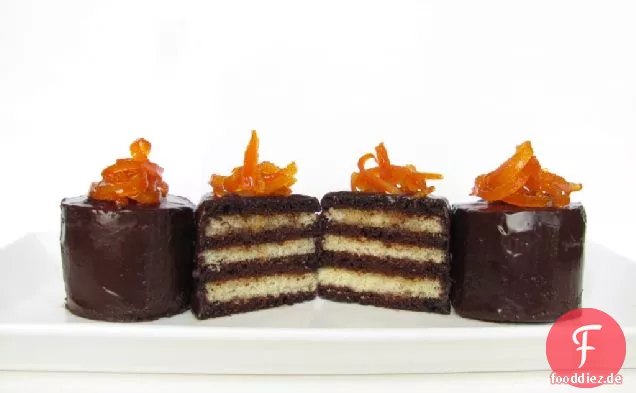 Schokolade Und Vanille-Grand-Marnier-Torte