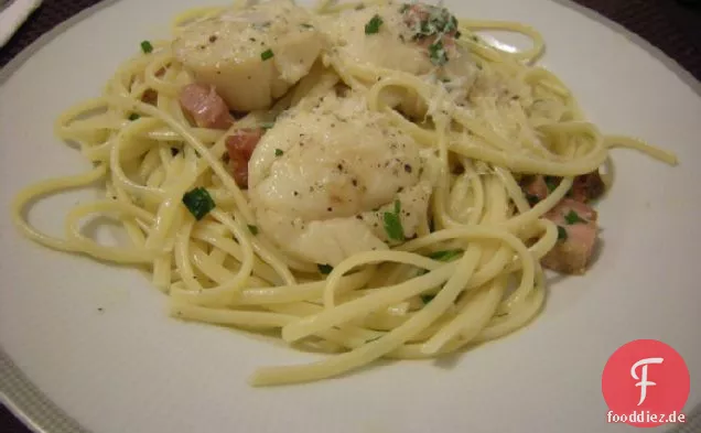 Linguine Mit Jakobsmuscheln Und Pancetta