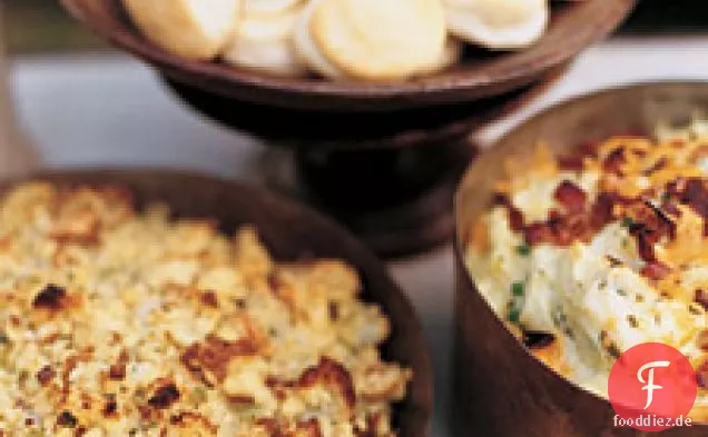 Kartoffelpüree Mit Speck Und Cheddar