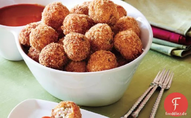 Speck-Grütze-Krapfen