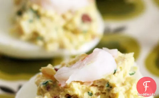 Speck Liebt Garnelen Deviled Eier