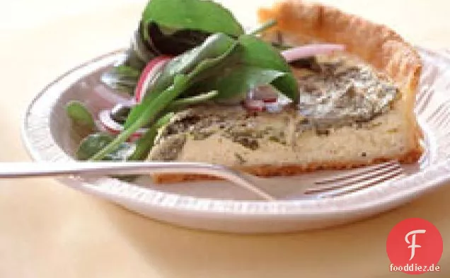 Ricotta, Zitrone Und Rucola-Quiche