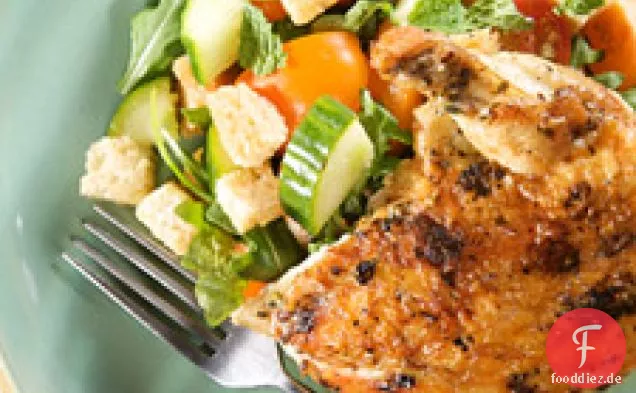 Gerösteter Brotsalat