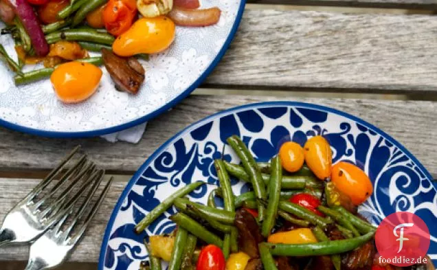 Balsamico Gegrilltes Gemüse