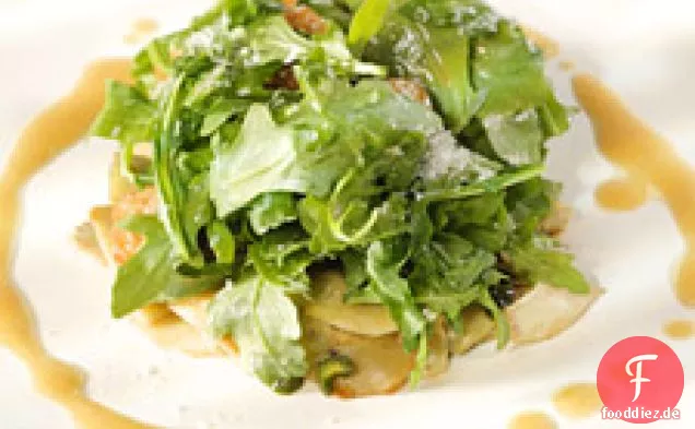 Rucola und Baby Artischocke Salat