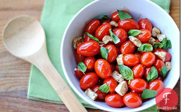 Kandierte Balsamico Tomaten & Mozzarella-Salat