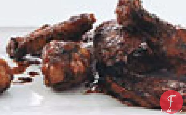 Balsamico Soja-glasierte Hühnerflügel