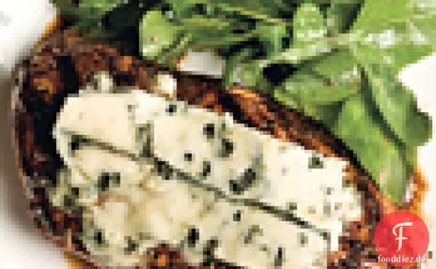 Kräuter-Balsamico-Huhn mit Blauschimmelkäse