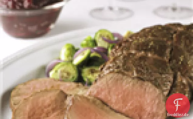 Rinderfilet mit leichter Cranberry-Balsamico-Sauce