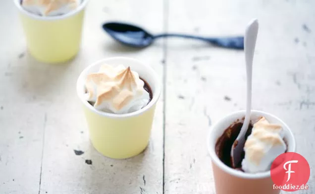 Schokolade Und Kokosmilch Cremes