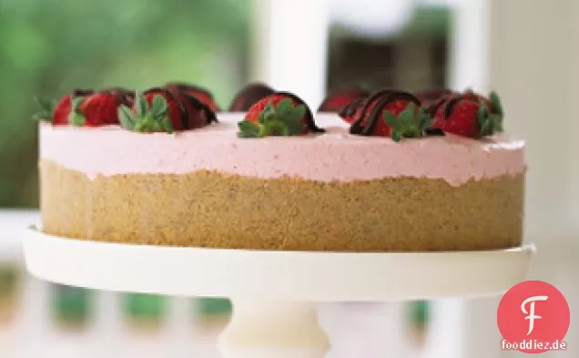 No-Bake Erdbeer-Sahne-Kuchen