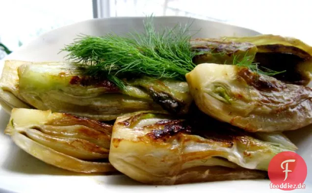 Cremefarbener Fenchel A La Orangette