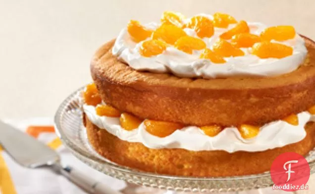 Cremige Mandarine Orange Kuchen