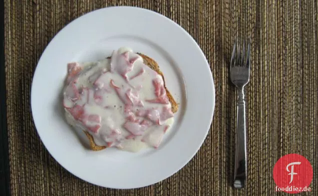 Rahmfleisch auf Toast