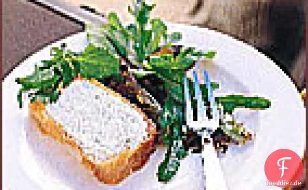 Lachsterrine mit gerösteter Poblano-Creme