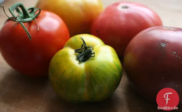 Tomatensalat mit Sahne-Dressing