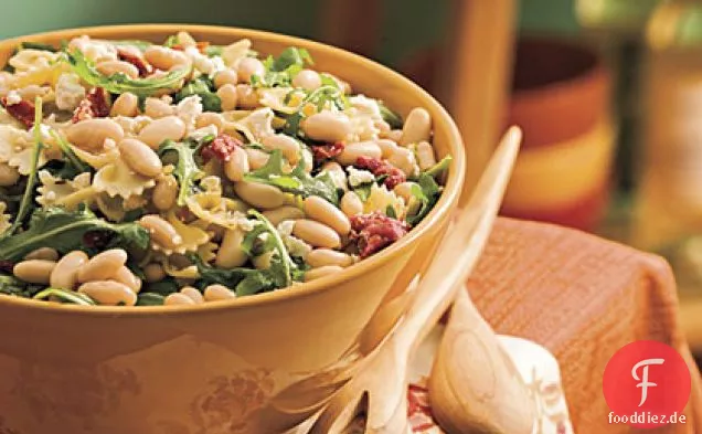 Pasta Mit Weißen Bohnen und Rucola