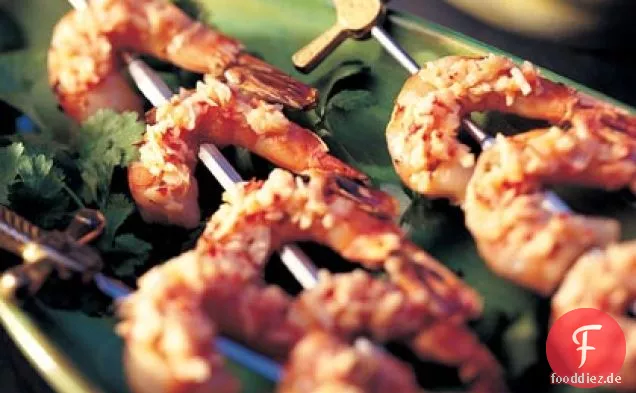 Javanischer Sambal mit gegrillten Garnelen