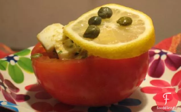 Tomaten gefüllt mit Eiern und Sardellen