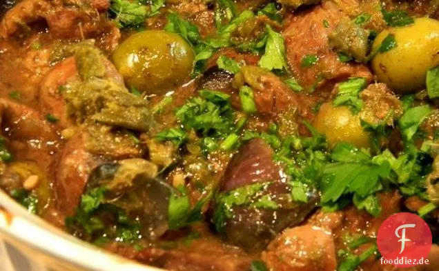 Rindfleisch-Nieren-Auflauf mit ungewöhnlichen Gewürzen