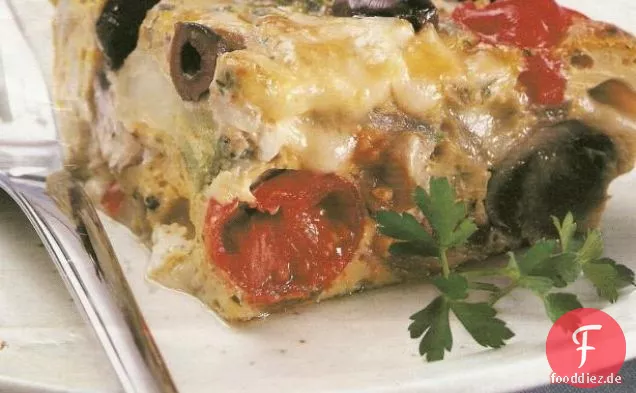 Blumenkohl und Brokkoli Tortino ( Frittata)