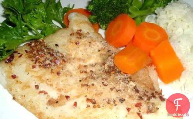 Chilenischer Wolfsbarsch mit Senf