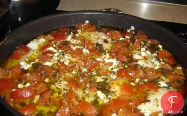 Pfanne gebratener chilenischer Wolfsbarsch