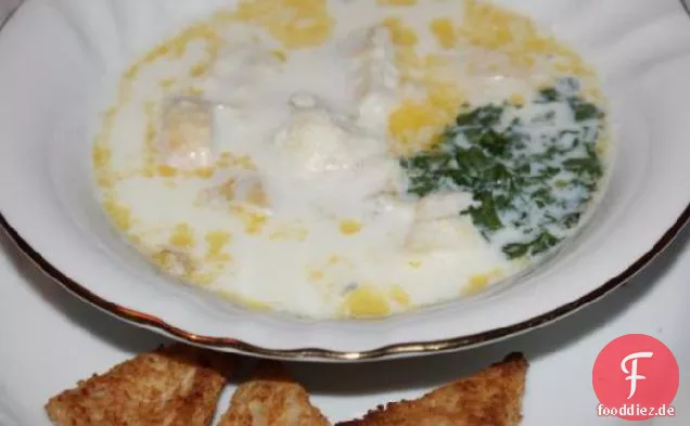 Cullen Skink - Schottische geräucherte Schellfisch-Kartoffelsuppe