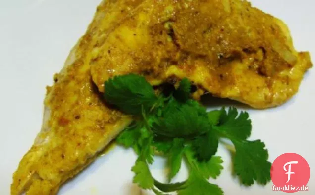Gebratene Indische Gewürzt Fisch