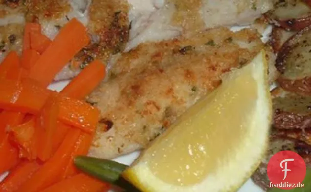 Einfacher gebackener Fisch