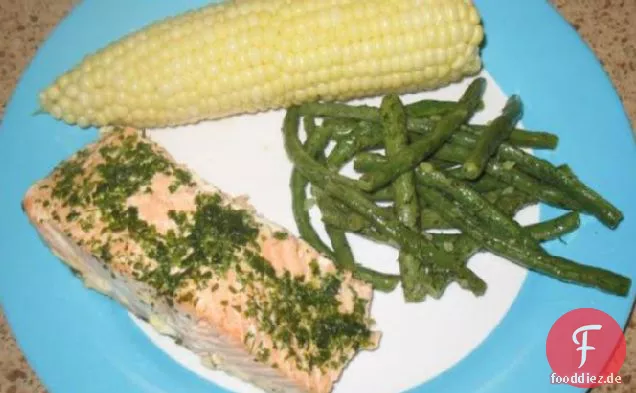 Lachs auf dem Grill