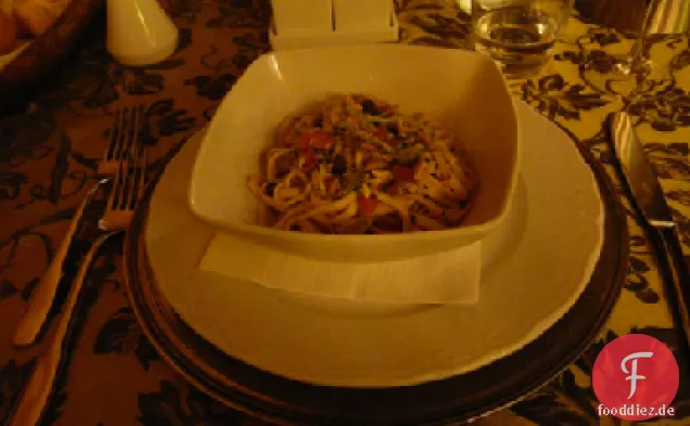 Knuspriger Thunfisch & Pasta