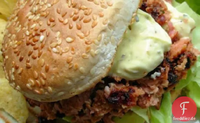 Gegrillte Schweinefleisch Burger Indochine