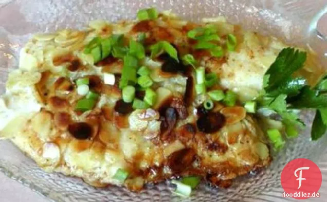Tilapia mit Mandeln verkrustet