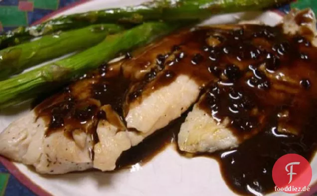 Tilapia mit Balsamico-Buttersauce