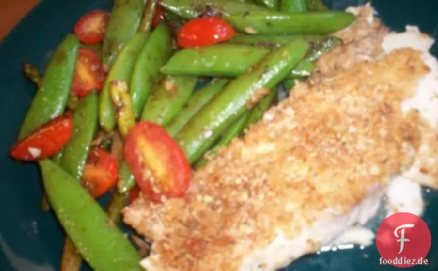 Kochen Light's Easy & knusprig gebackene Fischfilets