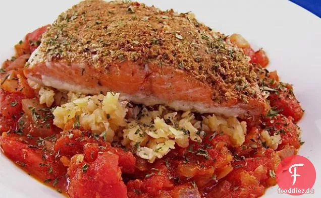 Cremiger Lachs backen