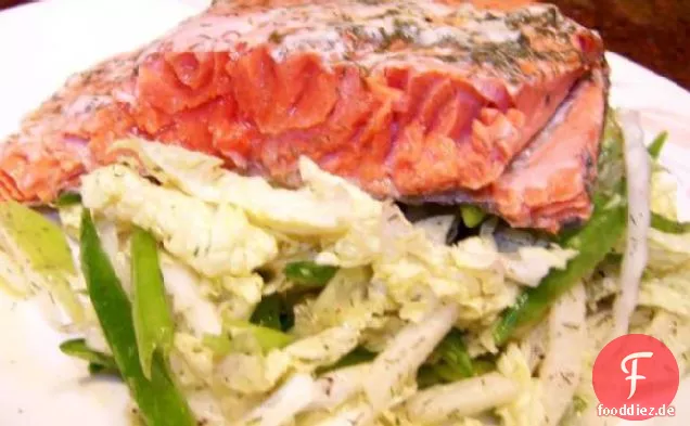 Sexy Lachs und Sassy Slaw