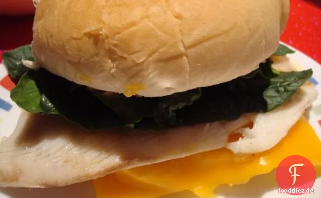 Südwesten würziger Fisch Sandwich
