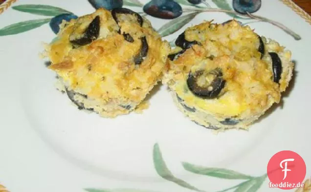 Cheesy Thunfisch & Reis Muffinettes