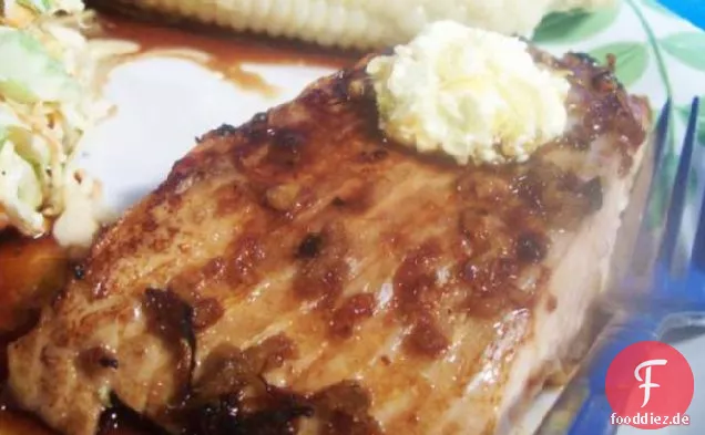 Teriyaki-Lachs Mit Marmelade Butter
