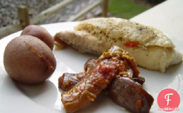 Krebsfleisch Gefüllte Tilapia