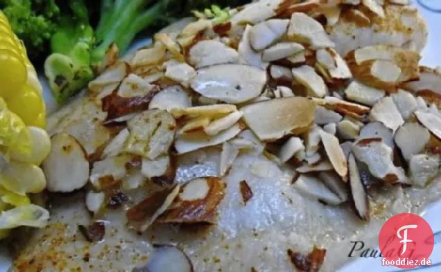 Gebackene Tilapia Amandine