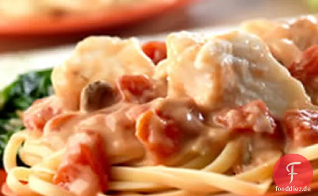 Meeresfrüchte Tomate Alfredo