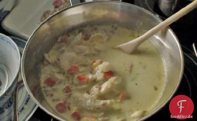Kabeljau-Chowder für Zwei